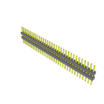 Samtec-ZW-33-09-G-S-290-220 Connector Headers and PCB Receptacles Conn Board Stacker HDR 33 POS 2.54mm Solder ST Top Entry Thru-Hole Bulk