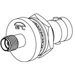 Amphenol RF-901-10384 Connector RF Conn SMA-BNC Adapter 0Hz to 4GHz 50Ohm ST Panel Mount RCP/RCP Gold Bag