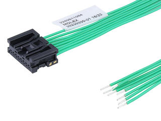 2240511083 - Mini50-to-Pigtail Off-the-Shelf (OTS) Cable Assembly, 2.00mm Pitch, Single Row, 300.00mm Length, 8 Circuits, Black