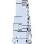 Glenair-M85049/1712N04A Backshells EMI/RFI Environmental Backshell 180° 12 Shell Size Electroless Nickel Aluminum