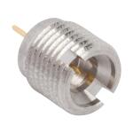 Amphenol RF-925-157J-51S Connector RF Conn SMPM 0Hz to 40GHz 50Ohm Solder ST Panel Mount RCP Gold Bag