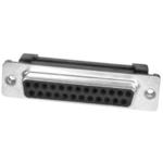 ADAM TECH-DB25-SF-M1 Connector D-Subminiature Conn D-Sub SKT 25 POS 1.38mm IDT RA Cable Mount 25 Terminal 1 Port Tray