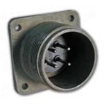 ITT Cannon-MS3102E24-28PY Connector Circular Conn Circular PIN 24 POS Solder Cup ST Box Mount 24 Terminal 1 Port