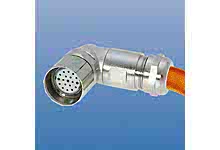 1202300082 - Brad M23 Signal Connector, 90° Female, Solder Contacts, 12 Poles, Cable Diameter 7.00-12.00mm