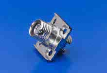 1061520200 - FC Adapter, Metal Body, Ceramic Alignment Sleeve, Square Flange Mount Style, Standard Key