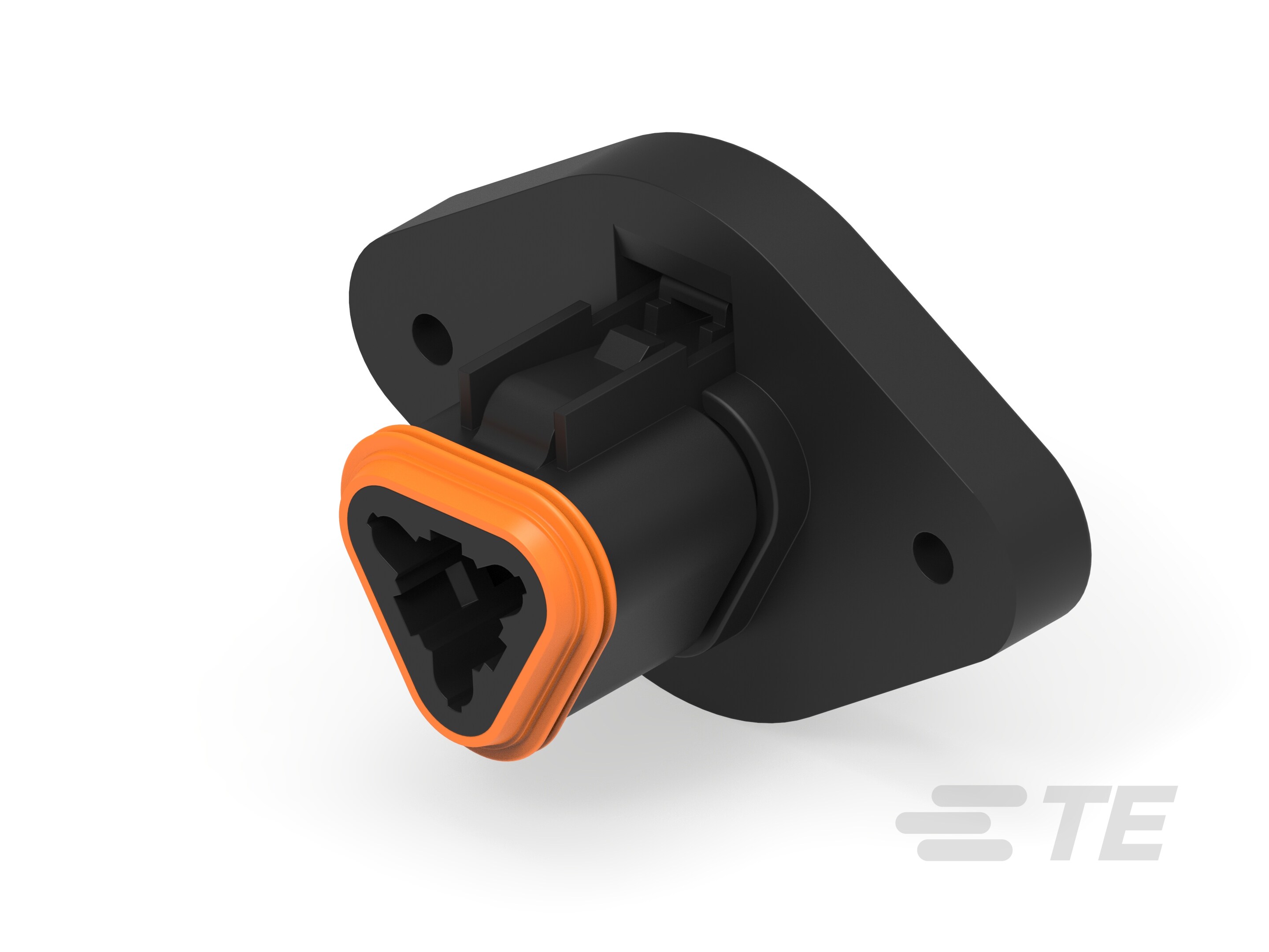 PLG, 3P, BLK, E, FLANGE CAP-DT06-3S-CL08 PLG, 3P, BLK, E, FLANGE CAP-DT06-3S-CL08