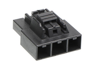 2173480300 - VersaBlade High-Temperature Hybrid Plug Housing, 3 Circuits, Black