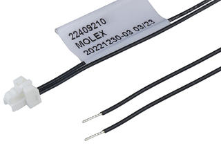 2240921042 - CLIK-Mate-to-Pigtail Off-the-Shelf (OTS) Cable Assembly, 1.25mm Pitch, Single Row, 150.00mm Length, 4 Circuits, White