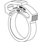 HellermannTyton-190-00301 Cable Clamps and Clips Snapper Cable Clamps, .714"/.81" Min/Max Diameter