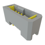Samtec-TFM-104-01-L-S-WT Connector Headers and PCB Receptacles Conn Shrouded Header (4 Sides) HDR 4 POS 1.27mm Solder ST Top Entry Thru-Hole TIGER EYE™ Tube