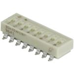 Grayhill-90HBW08PT Switch DIP Switch DIP ON OFF SPST 8 Recessed Slide 0.1A 30VDC Gull Wing 2000Cycles 2.54mm SMD Tube Grayhill-90HBW08PT Switch DIP Switch DIP ON OFF SPST 8 Recessed Slide 0.1A 30VDC Gull Wing 2000Cycles 2.54mm SMD Tube