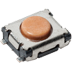 C&K-PTS830GG140 SMTR LFS Switch Tactile Switch Tactile OFF Mom SPST Round Button Gull Wing 0.05A 12VDC 200000Cycles 4.41N SMD T/R