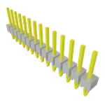 Samtec-PHT-114-01-L-S Connector Headers and PCB Receptacles Conn Unshrouded Header HDR 14 POS 2.54mm Press Fit ST Top Entry Thru-Hole Tube