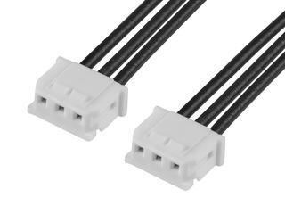 2196781034 - Micro-Latch-to-Micro-Latch Off-the-Shelf (OTS) Cable Assembly, 2.00mm Pitch, Tin (Sn) Plating, 600.00mm Length, 3 Circuits, Natural
