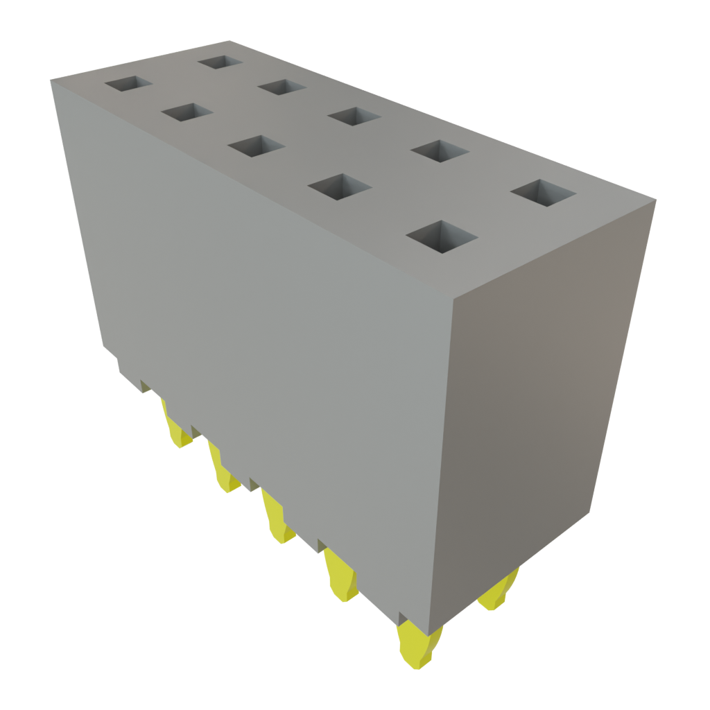 Samtec-PTT-105-01-L-D Connector Headers and PCB Receptacles Conn Unshrouded Header HDR 10 POS 2mm Press Fit ST Thru-Hole Bulk