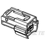 TE Connectivity-936139-1 Connector Discrete Wire Housing Conn Housing RCP 2 POS 5mm Crimp ST Cable Mount Gray Bag