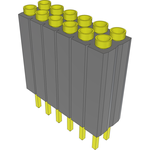 Samtec-ESD-106-TT-05 Connector Headers and PCB Receptacles Conn Socket Strip SKT 12 POS 2.54mm Solder ST Top Entry Thru-Hole Bulk