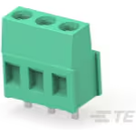 TE Connectivity-282841-3 Connector Terminal Blocks Conn Eurostyle Block M 3 POS 5.08mm Solder ST Thru-Hole 17.5A/Contact Carton