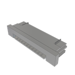 Samtec-ZF1-10-01-TM-WT Connector FFC-FPC Conn FFC/FPC Connector SKT 10 POS 1mm Solder RA SMD Tube