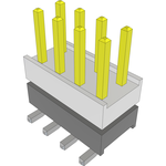 Samtec-HW-04-08-S-D-275-SM Connector Headers and PCB Receptacles Conn Board Stacker HDR 8 POS 2.54mm Solder ST Top Entry SMD Layer