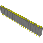 Samtec-ESS-121-T-03 Connector Headers and PCB Receptacles Conn Socket Strip SKT 21 POS 2.54mm Solder ST Top Entry Thru-Hole Bulk