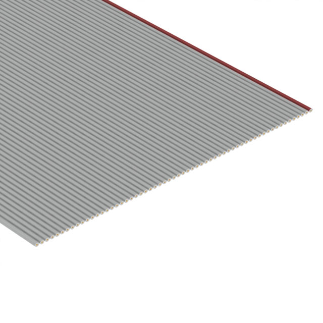 60 strand ribbon-gray with red