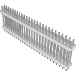 Samtec-HW-26-11-T-D-675-110 Connector Headers and PCB Receptacles Conn Board Stacker HDR 52 POS 2.54mm Solder ST Top Entry Thru-Hole Bulk