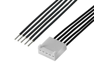 2177971051 - KK 254-to-Pigtail Off-the-Shelf (OTS) Cable Assembly, 2.54mm Pitch, Single Row, 150.00mm Length, 5 Circuits, Natural