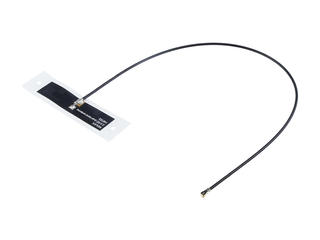 1461531200 - Wi-Fi 6E Flex Cabled Balanced Antenna, 9.00mm Width, 200.00mm Cable Length, Compatible with I-PEX MHF4 Connectors