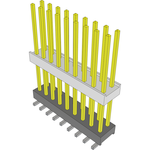 Samtec-HW-09-20-S-D-600-SM-A Connector Headers and PCB Receptacles Conn Board Stacker HDR 18 POS 2.54mm Solder ST Top Entry SMD Tube