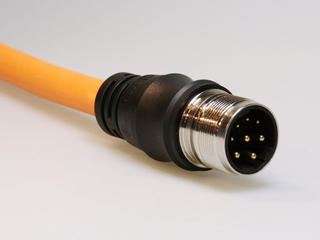 1204800470 - Brad M23 Power Single-Ended Cordset, 8 Poles, Male (Straight) to Pigtail, 19-16 AWG, WSOR Cable, 3.0m (9.84') Length