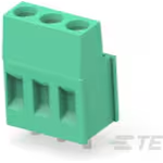TE Connectivity-282856-3 Connector Terminal Blocks Conn Eurostyle Block M 3 POS 5mm Solder ST Thru-Hole 24A/Contact Box