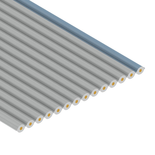 14 strand ribbon-gray with blue