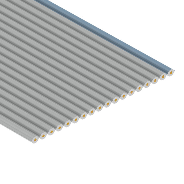 18 strand ribbon-gray with blue