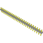 Samtec-TLW-127-06-G-S Connector Headers and PCB Receptacles Conn Unshrouded Header HDR 27 POS 2.54mm Solder ST Top Entry Thru-Hole Bulk