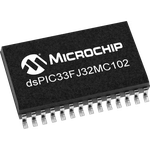 Microchip Technology-DSPIC33FJ32MC102-I/SO Microcontrollers - MCUs MCU 16-bit dsPIC RISC 32KB Flash 2.5V/3.3V 28-Pin SOIC W Tube