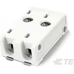 TE Connectivity-2834006-2 Connector Headers and PCB Receptacles Conn Poke-In Wire RCP 2 POS 4mm Solder RA Side Entry SMD Carton/Reel