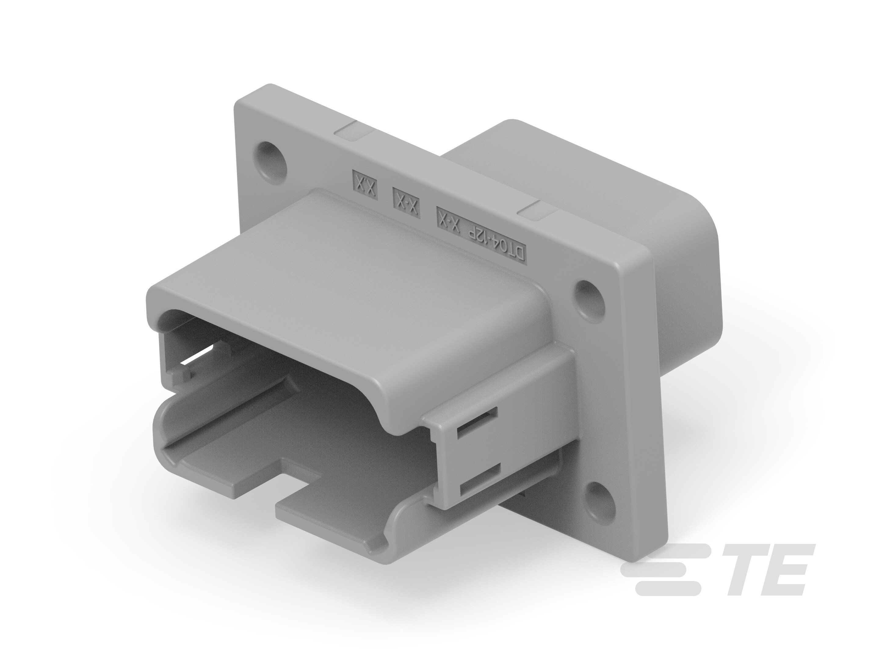 REC, 12P, GRY, N, ENH KEY, FLANGE, A-DT04-12PA-BL04 REC, 12P, GRY, N, ENH KEY, FLANGE, A-DT04-12PA-BL04