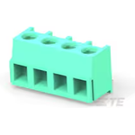 TE Connectivity-284093-5 Connector Terminal Blocks Conn Eurostyle Block M 5 POS 5mm Solder RA Thru-Hole 13.5A/Contact Box
