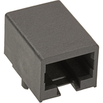 Molex-0432496104 Connector Telephone and Telecom Conn RJ-11 F 6 POS 1.02mm Solder RA Thru-Hole 4 Terminal 1 Port Cat 3 Tray