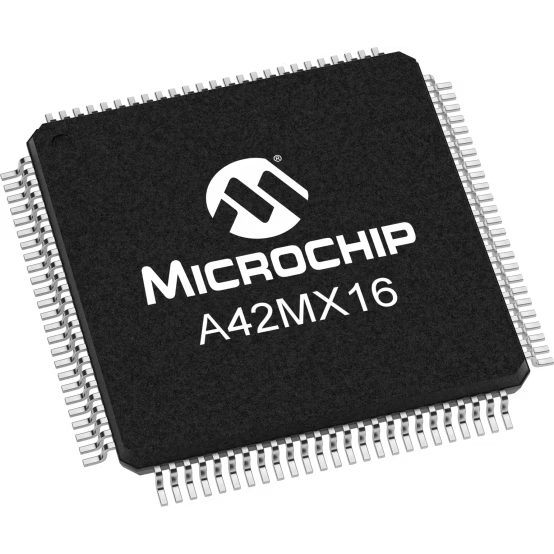 Microchip Technology-A42MX16-2VQG100I Field Programmable Gate Arrays - FPGAs FPGA 42MX Family 24K Gates 608 Cells 129MHz/215MHz 0.45um Technology 3.3V/5V 100-Pin VQFP Tray Microchip Technology-A42MX16-2VQG100I Field Programmable Gate Arrays - FPGAs FPGA 42MX Family 24K Gates 608 Cells 129MHz/215MHz 0.45um Technology 3.3V/5V 100-Pin VQFP Tray
