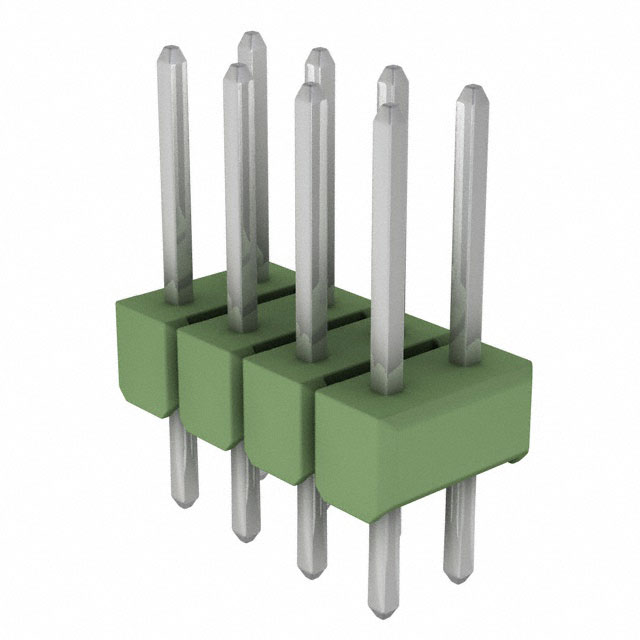 AMPMODU Mod II Dual Tin 8 Pins Green