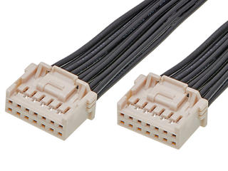 2219551144 - iGrid-to-iGrid Off-the-Shelf (OTS) Cable Assembly, Dual Row, 600.00mm Length, 14 Circuits, Natural