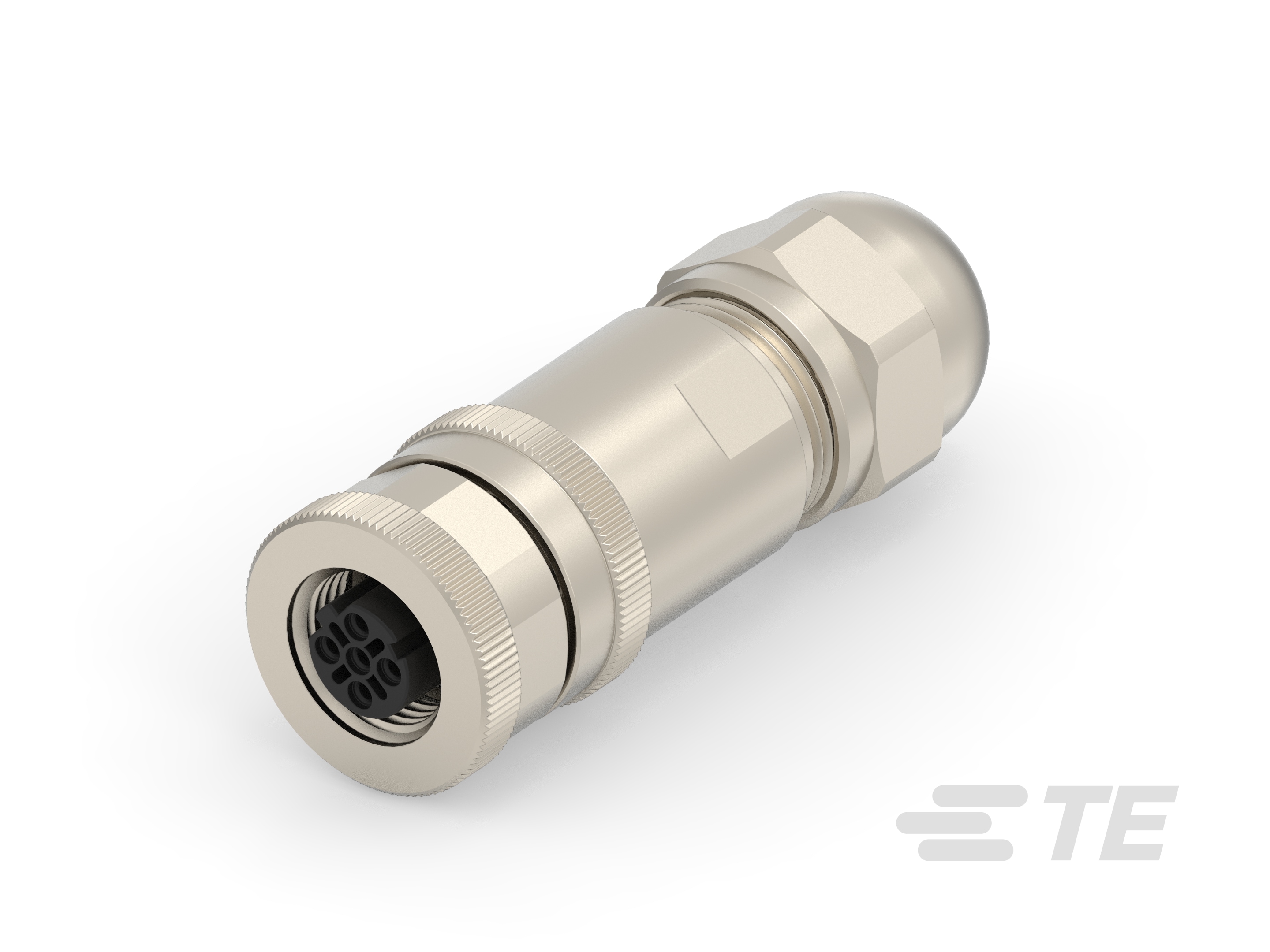 M12 FEMALE,D4,STR CONNECTOR, PG9 SEAL-2358990-4