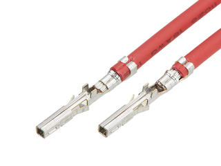 2196702125 - Pre-Crimped Lead Mini-Fit Sigma Female-to-Mini-Fit Sigma Female, Tin(Sn)  Plating, 450.00mm Length, 16 AWG, Red