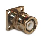 Amphenol RF-112653 Connector RF Conn BNC 0Hz to 4GHz 50Ohm Solder Cup ST Flange Mount PL Gold