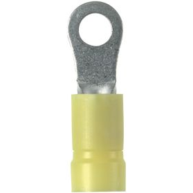 Panduit-EV10-6RB-Q Connector Terminals Ring Terminal 10-12AWG Copper Yellow 26.7mm Tin Bag