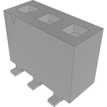 Samtec-FHP-03-02-TM-S Connector Headers and PCB Receptacles Conn Socket Strip SKT 3 POS 3.96mm Solder ST Top Entry SMD Layer