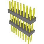 Samtec-EW-08-12-F-D-475 Connector Headers and PCB Receptacles Conn Board Stacker HDR 16 POS 2.54mm Solder ST Top Entry Thru-Hole Bulk