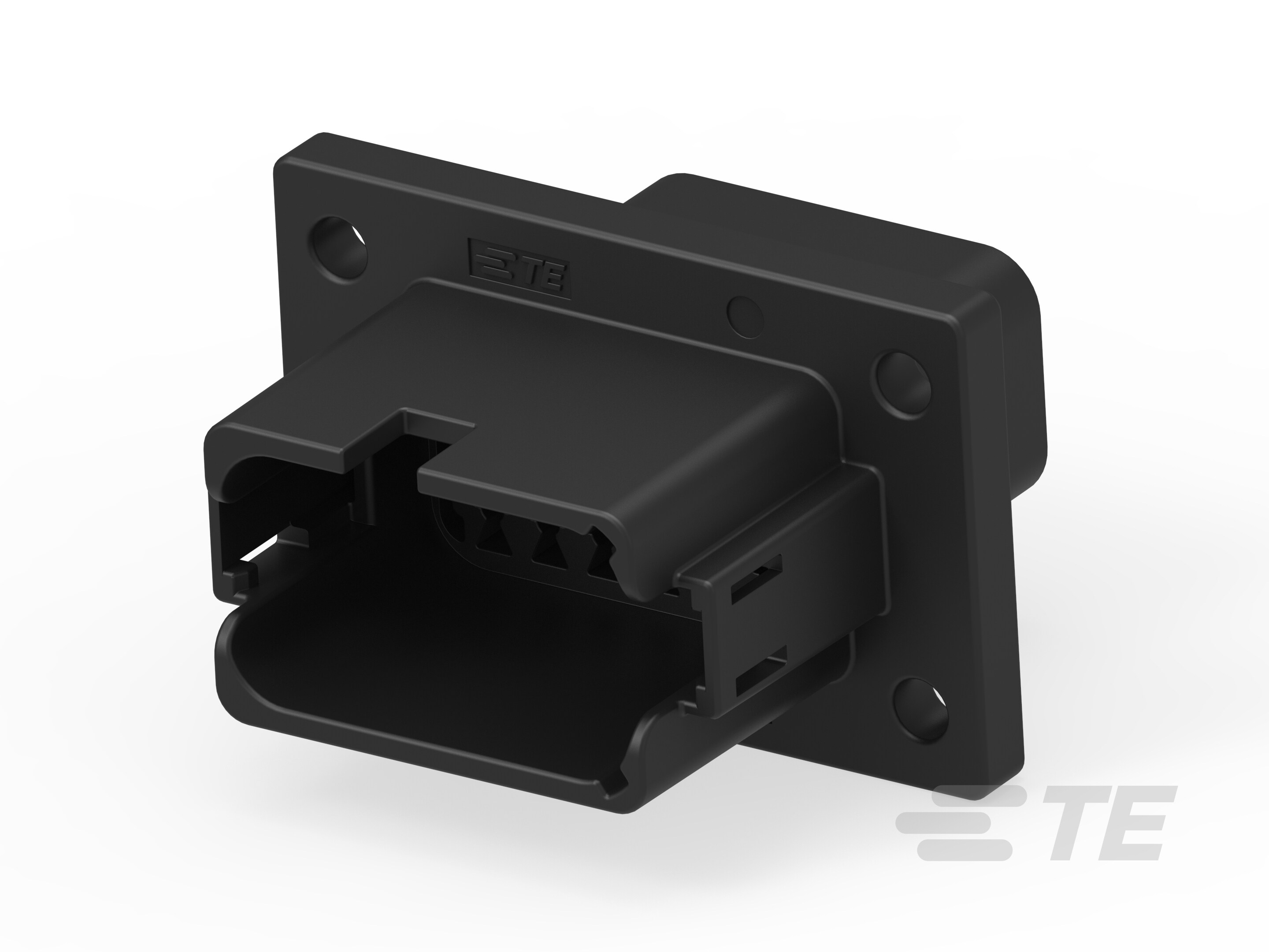REC, 12P, BLK, E, ENH KEY, FLANGE, B-DT04-12PB-BL13 REC, 12P, BLK, E, ENH KEY, FLANGE, B-DT04-12PB-BL13